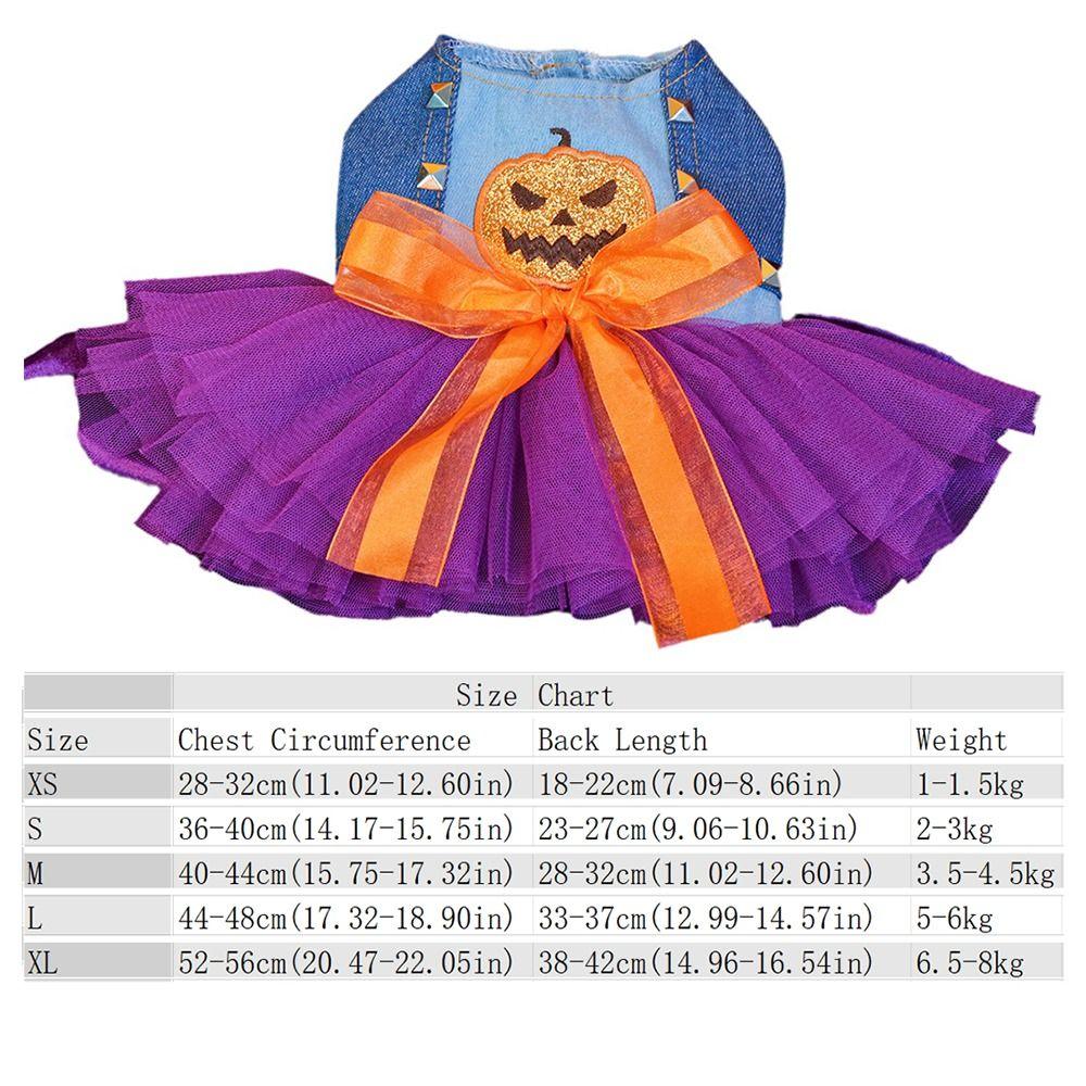 Pumpkin Dog Lace Skirt Soft Small Dog Outfits Pet Supplies Funny Pet Apparel  Pet Show