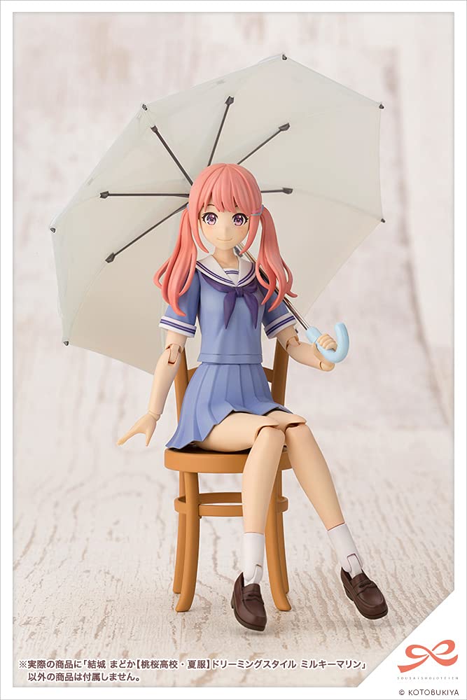 Kotobukiya Sosei Madoka Yuki High School Summer Dream Style Milky Marine Plastic Model Kit Multicolor JK022 Girls' House (Touhou Uniform)