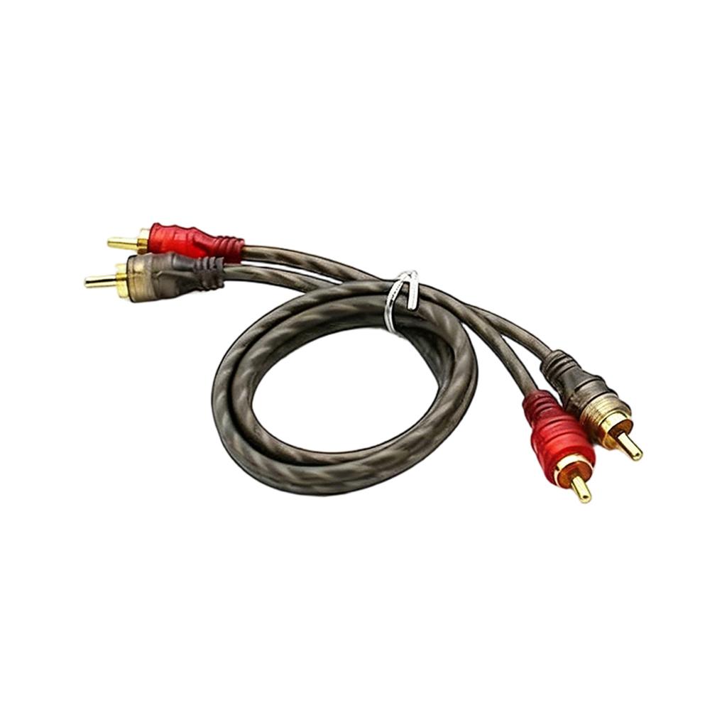 Professional Stereo Amplifier Sound Cable 2 Male To 2 Male Amplifier Cable Sound Cord for Car Speaker Accessories