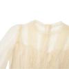 Neues Rundhals-Langarmkleid Taillenbetonendes Feenkleid Brautjungfernkleidung Schwesterkleidung Mittellanges und Langes Kleid