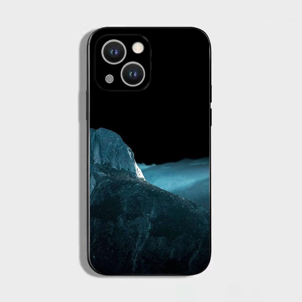 

Iceland Cool Design Phone Case For iPhone 16,15,14,13,12,11 Plus,Pro Max,XS,X,XR,SE,Mini,8,7,Soft Silicone Black Cover iPhone14Plus