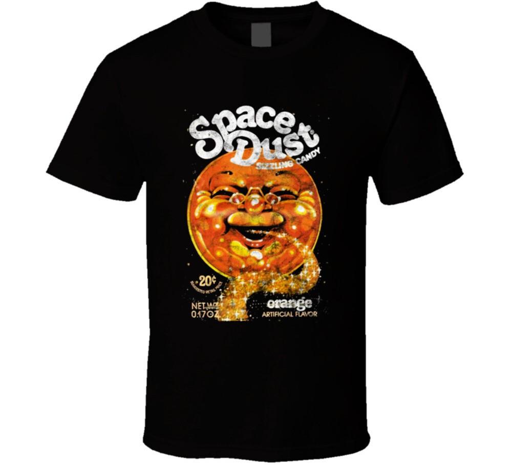 

Space Dust Sizzling Candy Retro Sweets Foodie Worn Look T Shirt 3XL