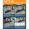 2pcs Iron Wheel Alignment Tool Set For  Balancing And Positioning