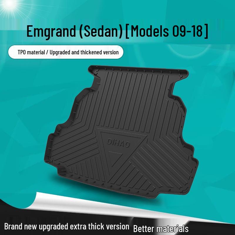 Suitable Trunk and Tailgate Mat for 21-Geely Emgrand S, New Emgrand GL, and 22-Million Model EC7 Rear Seat