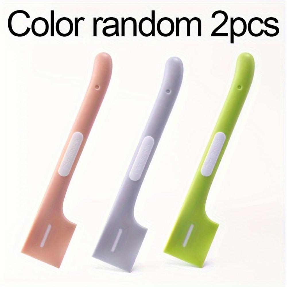 

2 шт. силиконовый совок и кормушка для кошачьего корма, палочка для размешивания с длинной ручкой для корма домашних животных, идеально подходит для кошек - случайный выбор цвета 2pcs Random Color Canning Spoon