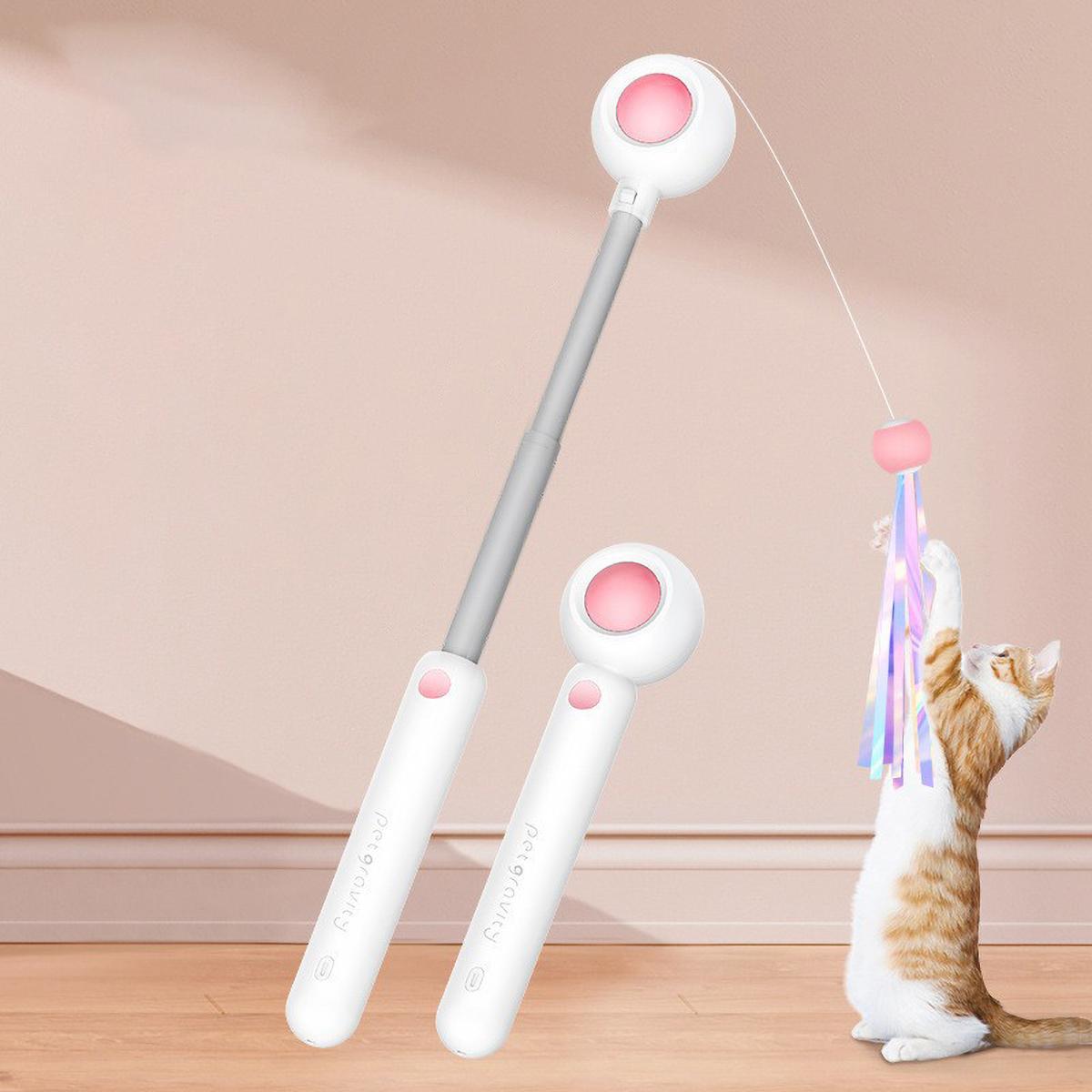 

Gravity Laser Cat Teaser Cat Self Hi Feather Bell Replacement Can Add Catnip Pet Supplies Kitten Toys