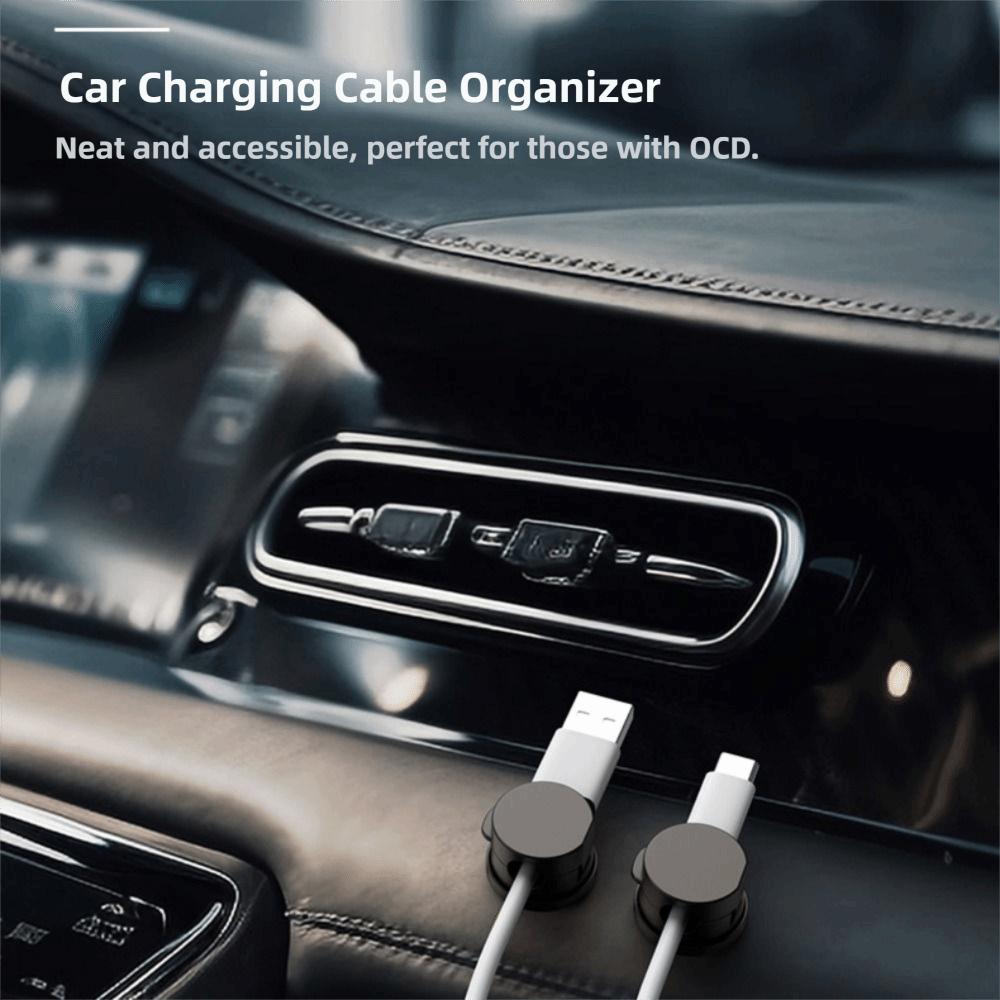 3Pcs Adhesive Cord Holder Magnetic Cable Clips Wire Arrangement Cable Management  Under Desk