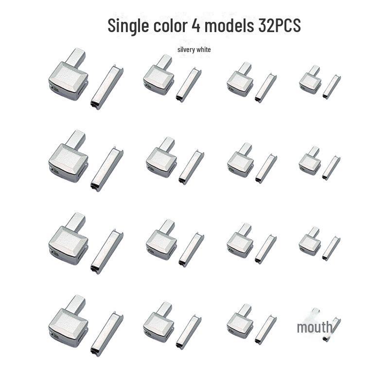 Metal Zipper Repair Kit with Dual-Opening Plug Accessories