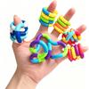 Tangle Fidget Toy Twisting Sensory Toy Hand-Eye Coordination Toy Anxiety Relief Finger Adult Fine Motor Skills For  Adhd