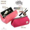 Watona Canvas Clasp Slim Cosmetic Pouch 50s 5-inch (Slim) (Rose Pink)