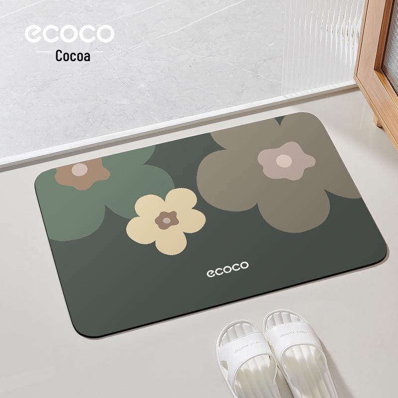 

TEMU Quick-Dry Non-Slip Bathroom Mat - Soft, Water-Absorbent Floor Mat for Toilet and Entrance. 40x60 cm