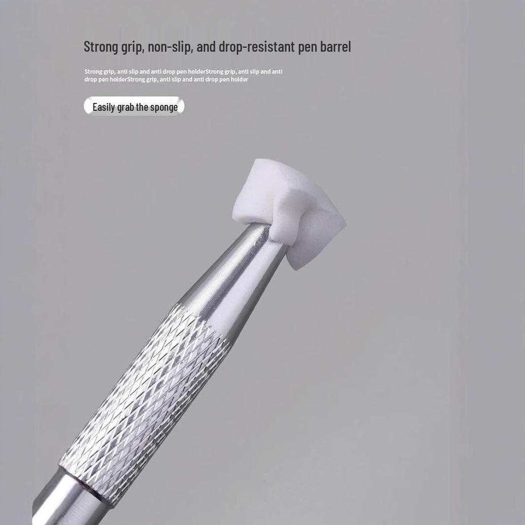 Professioneller Anti-Rutsch-Puderquasten-Schwammclip für Nagelstudio und Rouge-Anwendung