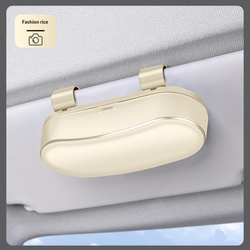 Cutie Ochelari Auto Suport Portabil Ochelari de Soare Auto Suport Ochelari de Condus Carcasă Ochelari Cutie Depozitare Multifuncțională Parasolar