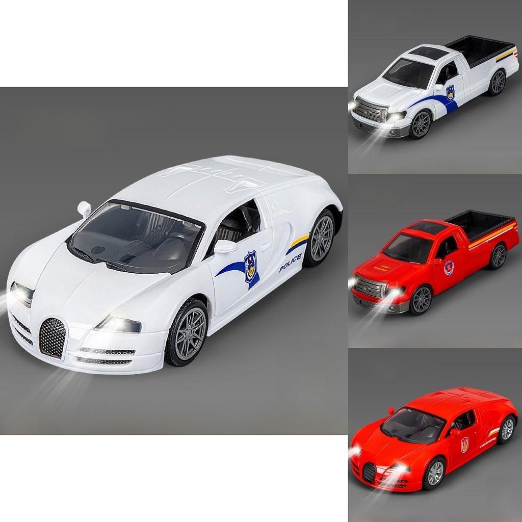 Trägheits-Polizeiauto-Modell mit Licht und Ton für Kinderspielzimmer