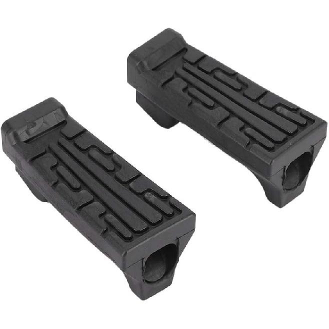 Motorcycle Front Pedal, 1 Pair Rubber Front Pedal Footrest Foot Pegs Fit for YBR 125