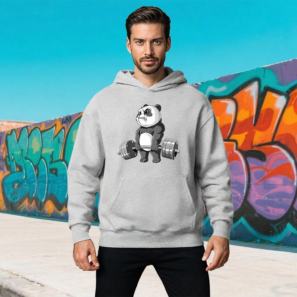 

Men s Large Cartoon Animal Pattern Sweatshirts Autumn/Winter Sprotswear Leisure Loose Large Hoodies Men High Brand Fashion Tops 3XL