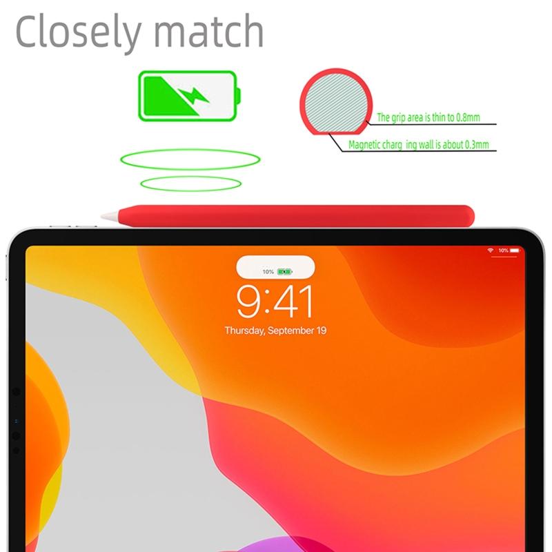 forApple Pencil 2 Full for Protection Housing for Touch Stylus Sleeve Silicone Cover Silicone Protector Accessories