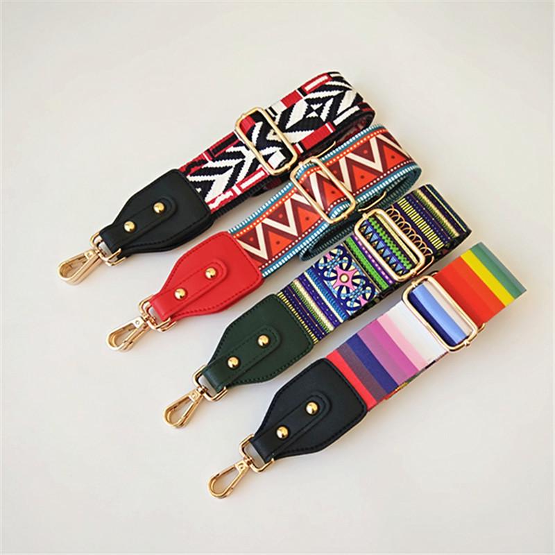 Women's Wide Canvas Crossbody Bag Strap - Replacement Shoulder Strap Accessory