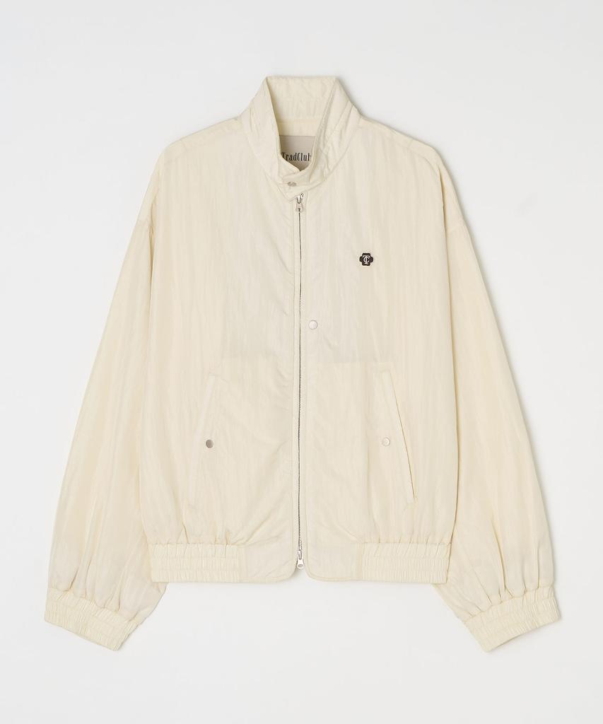 Tradclub Sheer Two-Way Oversized Blouson Ivory