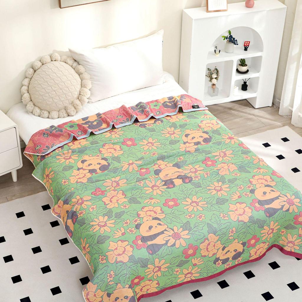 Six-Layer Gauze Adult Blanket, Air Conditioning Blanket, Summer Quilt, Towel Blanket, Gauze Cover Blanket