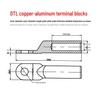 Copper-Aluminum Transition Terminal Connector DTL10/25/35/50 Square Wire Lug