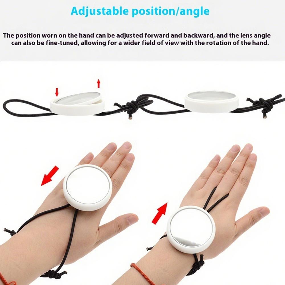 Marine Rearview Mirror with Lanyard Diving Rearview Mirror Dive Observe Mirror Round Rearview Mirror Underwater Equipment