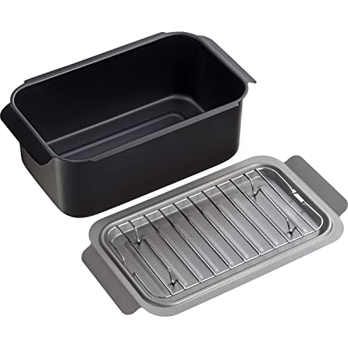 Wahei Freiz Poco Fritto RB-2700+ RG-0561, a small square deep fryer with a strainer, perfect for small meals in bento boxes, and induction cooking.