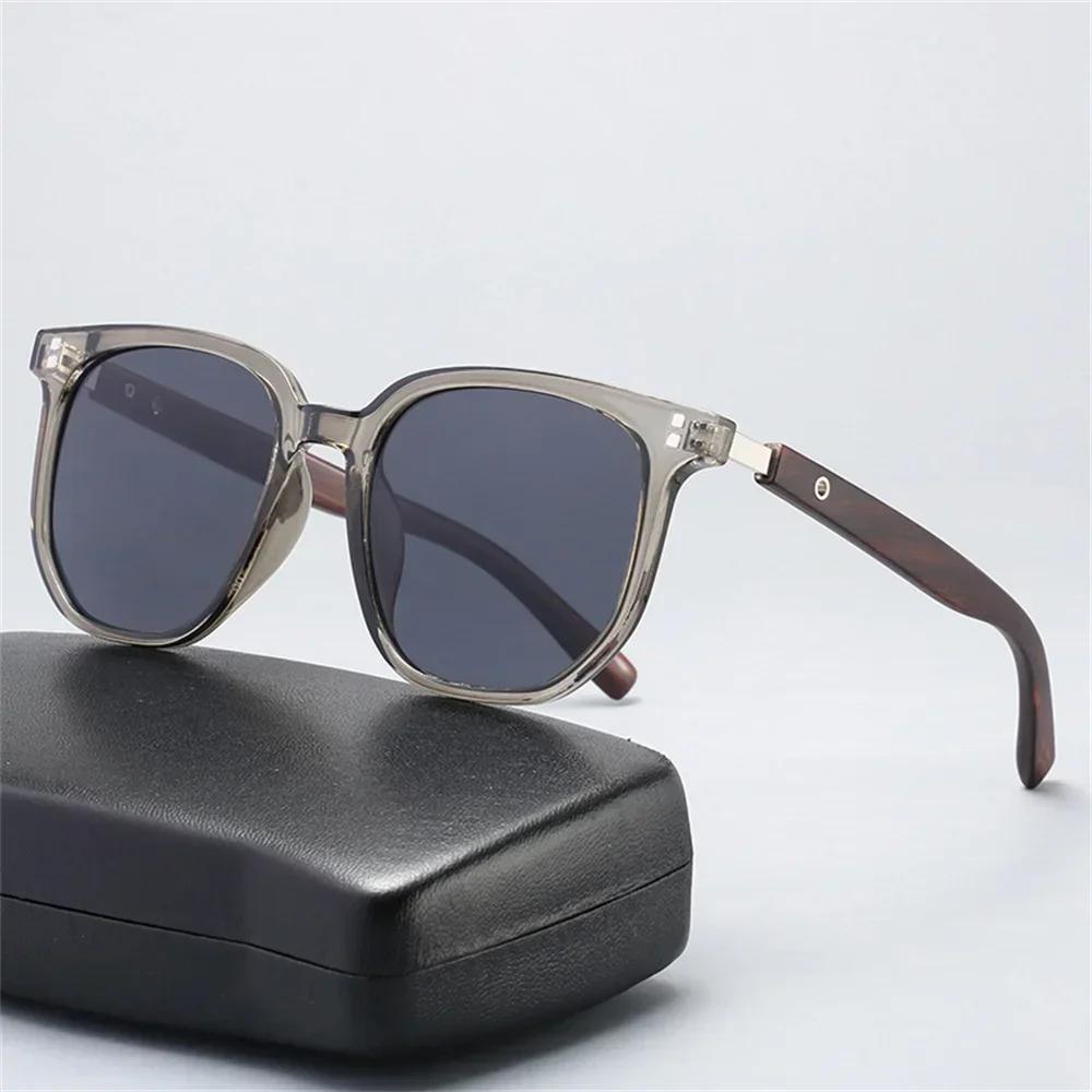 New Men Vintage Wooden Frame Sunglasses Classic Men'S Sunglasses Polarized Uv Protection Driving Eyewear Outdoor Shades Goggles