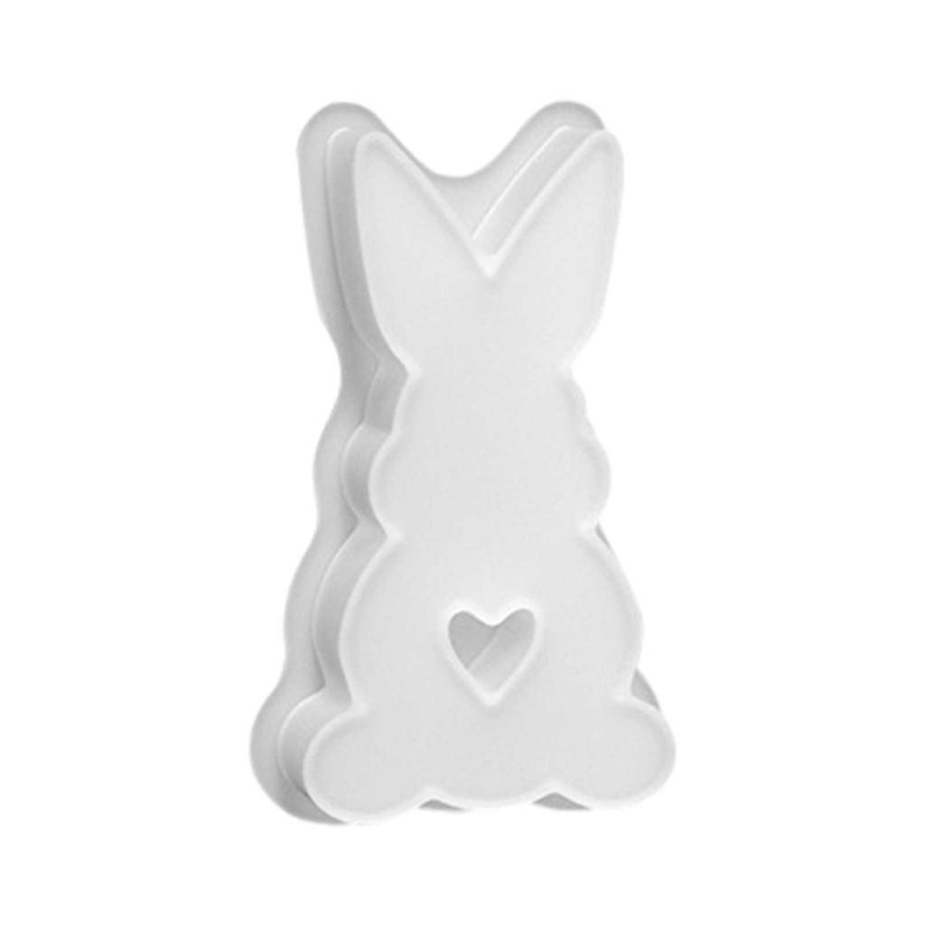 Easter Rabbit Creative Love Rasbbit Silicone Moulds Casting Moulds Diy 3D Gypsum Aromatherapy Home Decoration Crafts Ornaments