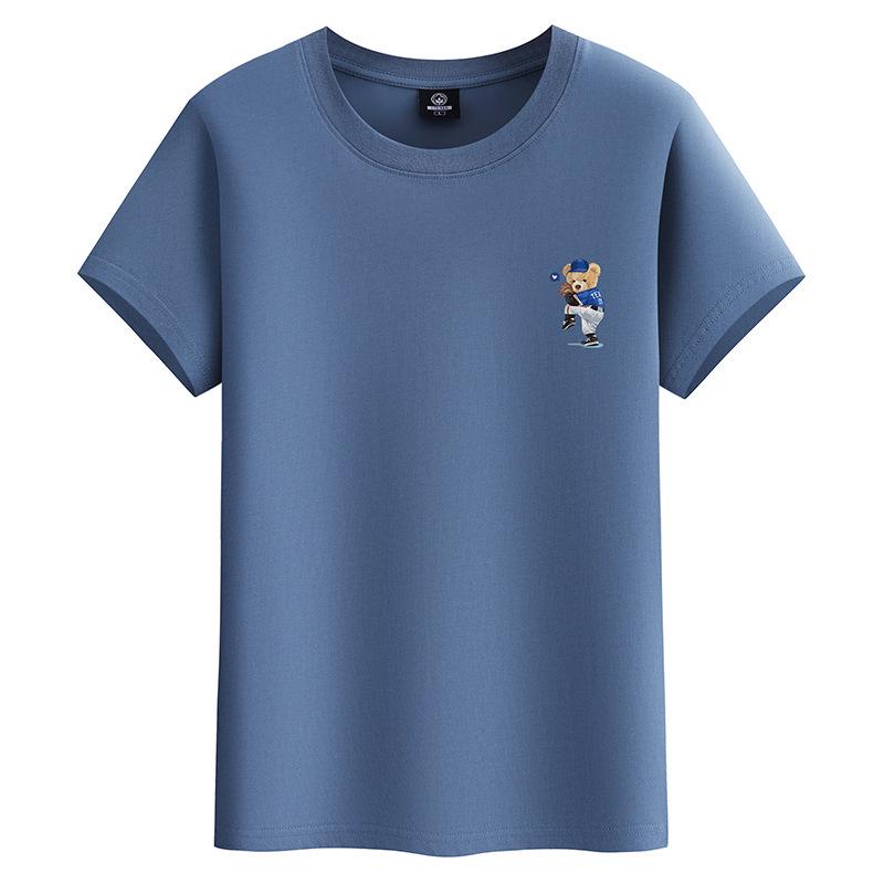 

Мужская летняя футболка из чистого хлопка с коротким рукавом, молодежный стиль, свободный крой, универсальная для пар. 3XL