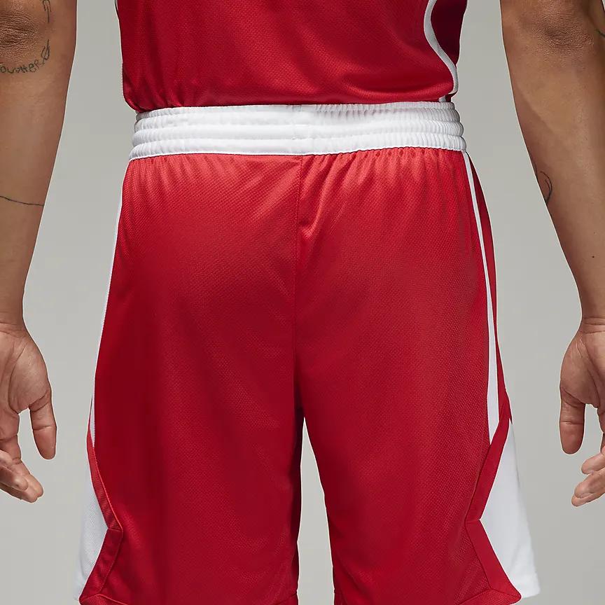 Jordan Basketball Shorts Men's University Red/White/White HF0526-658