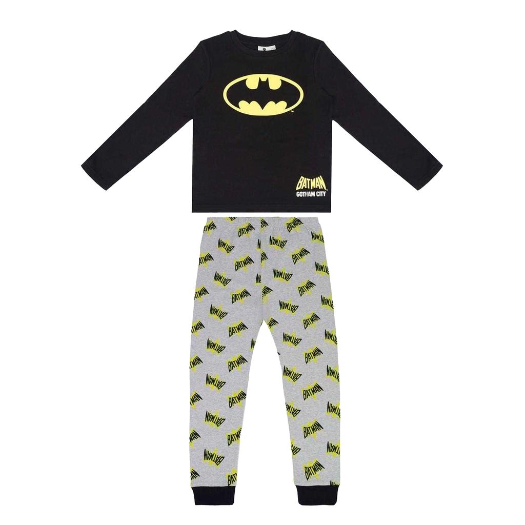 Batman Boys Long Pajamas Set