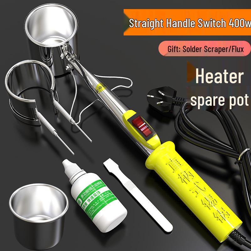 Portable Electric Tin Melting Pot: Adjustable Temperature Soldering Furnace for Electricians