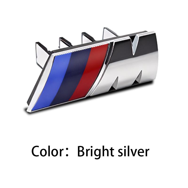 

1Pcs 7.3cm 9cm M Logo 3D ABS Car Styling Front Grille Badge Emblem Accessory For BMW Performance E36 E60 E90 X2 X1 X3 X5 E46 M3 9X2.9cm