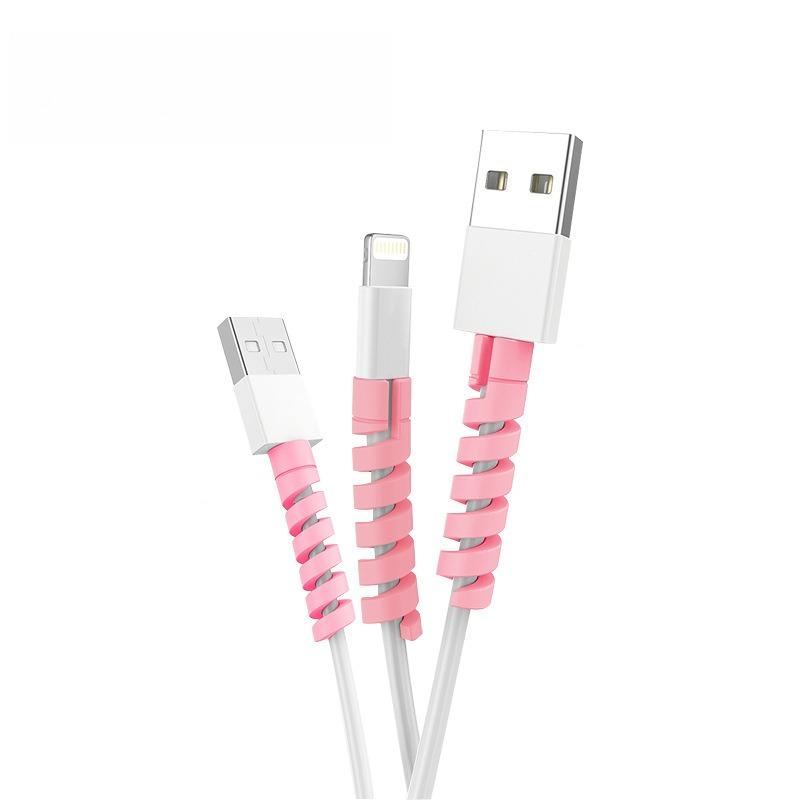 Cable Protector Silicone Data Line Saver Cord Cover for iPhone Samsung USB Charging Cable