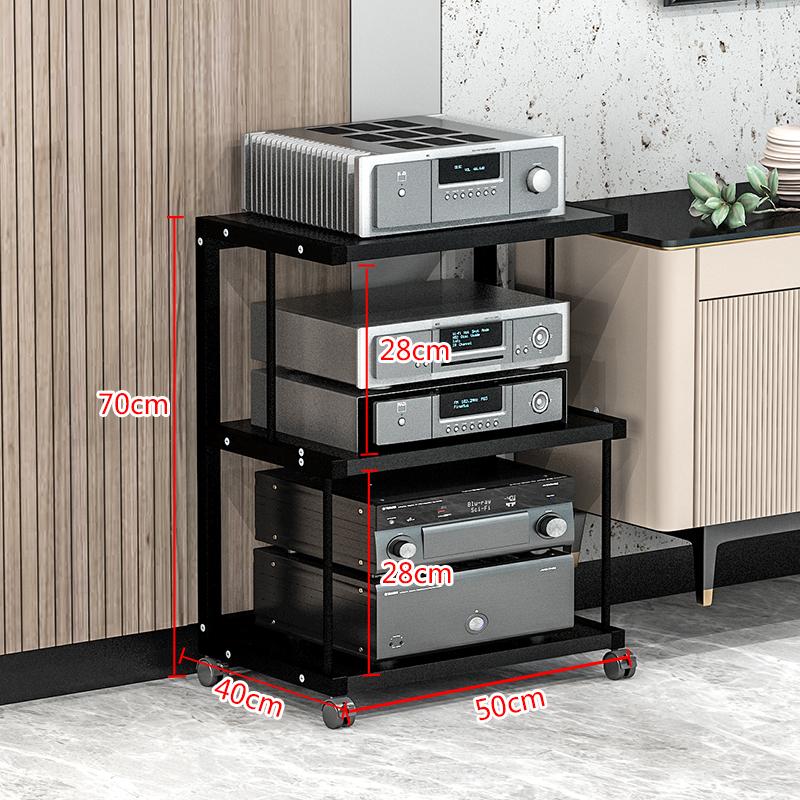 Supporto Moderno Amplificatore Multi-Livello Rack Attrezzatura Audio Mobile Supporto Sistema Audio Speaker Organizer Salvaspazio