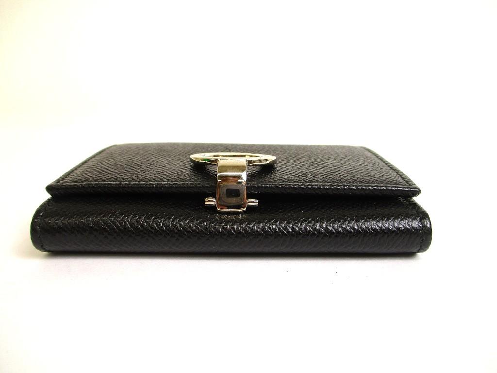Authentic BVLGARI Logo Clip Black Leather Business Card Case Card Holder #b061  Seller refurbished