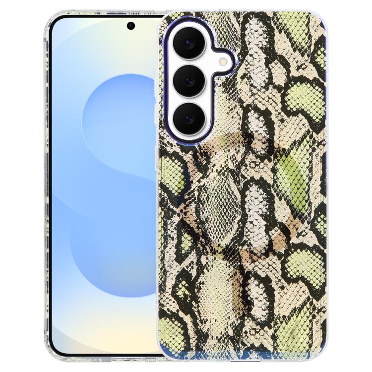 Blue Light Jungle Series Magnetic TPU Phone Case For Samsung Galaxy S24+ 5G, Raised Lens Screen Wireless Charging Protective Cover