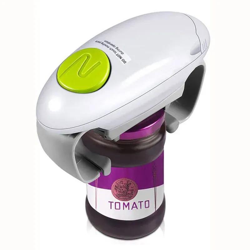 Electric Can Opener Automatic Bottle Opener Handheld Jar Tin Opener One Touch Jar Opener Kitchen Gadgets Kitchen Gadgets