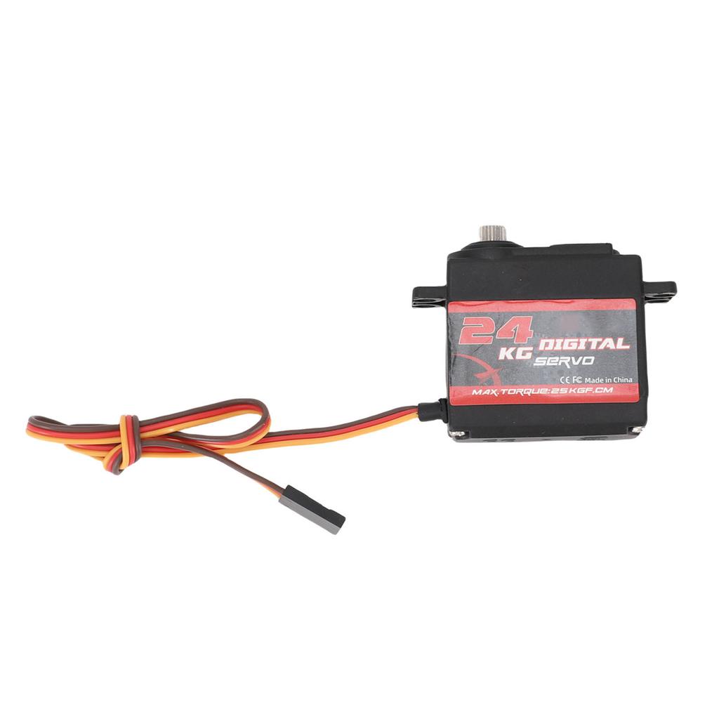 Digital Servo with Wire Metal Gear High Torsion Servo Motor for RC Car Truck Crawler Boat Robot 180 Degree Rotation