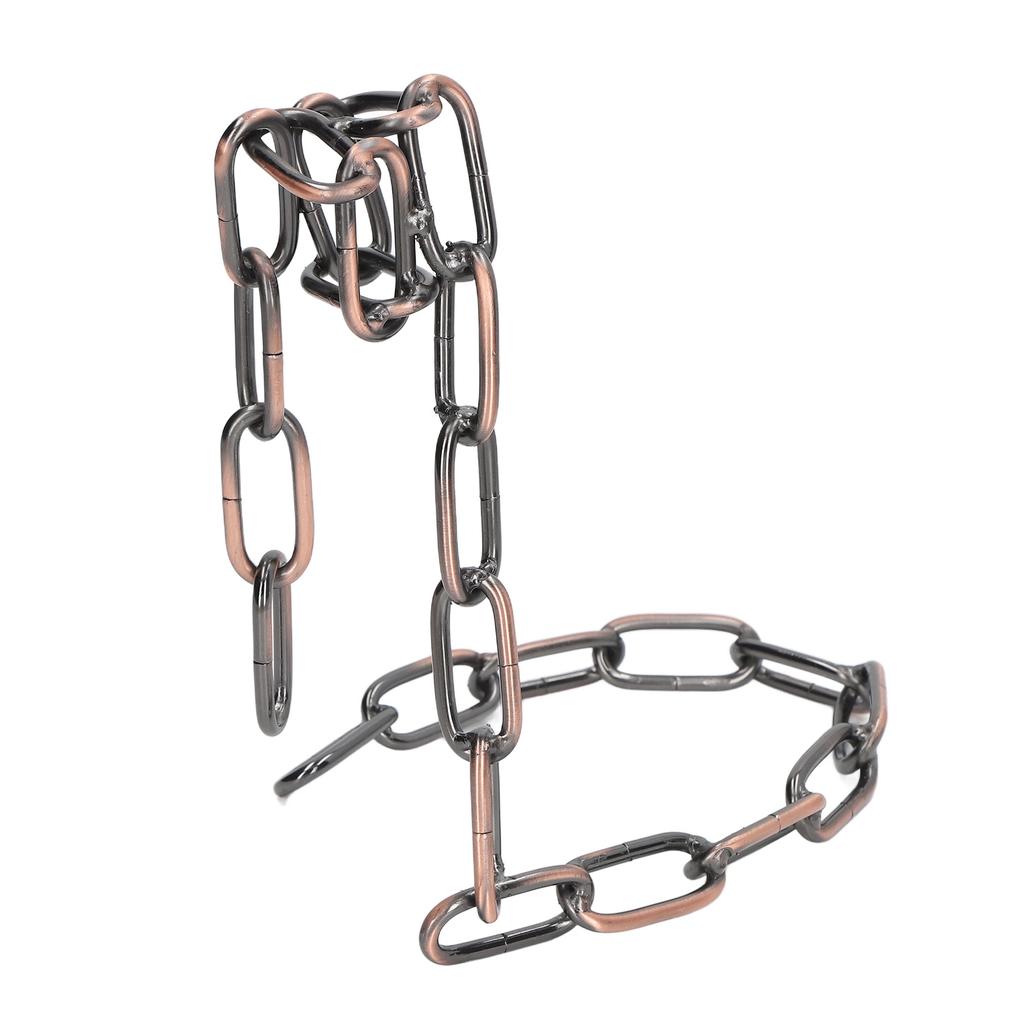 Novelty Wine Bottle Holder Floating Steel Link Chain Wine Bottle Rack Holder Holds Bottles In Air