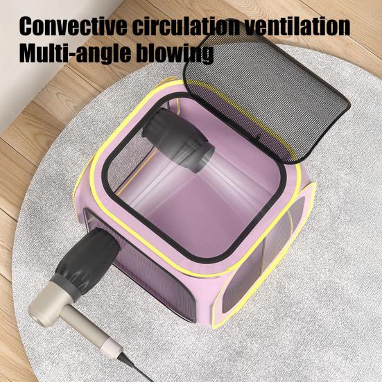 Pet Drying Box Waterproof Anti-Hair Flying Dog Cat Drying Room