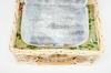 Wicker Picnic Basket with Thermal Bag and Cutlery for 2 People, a Practical Gift