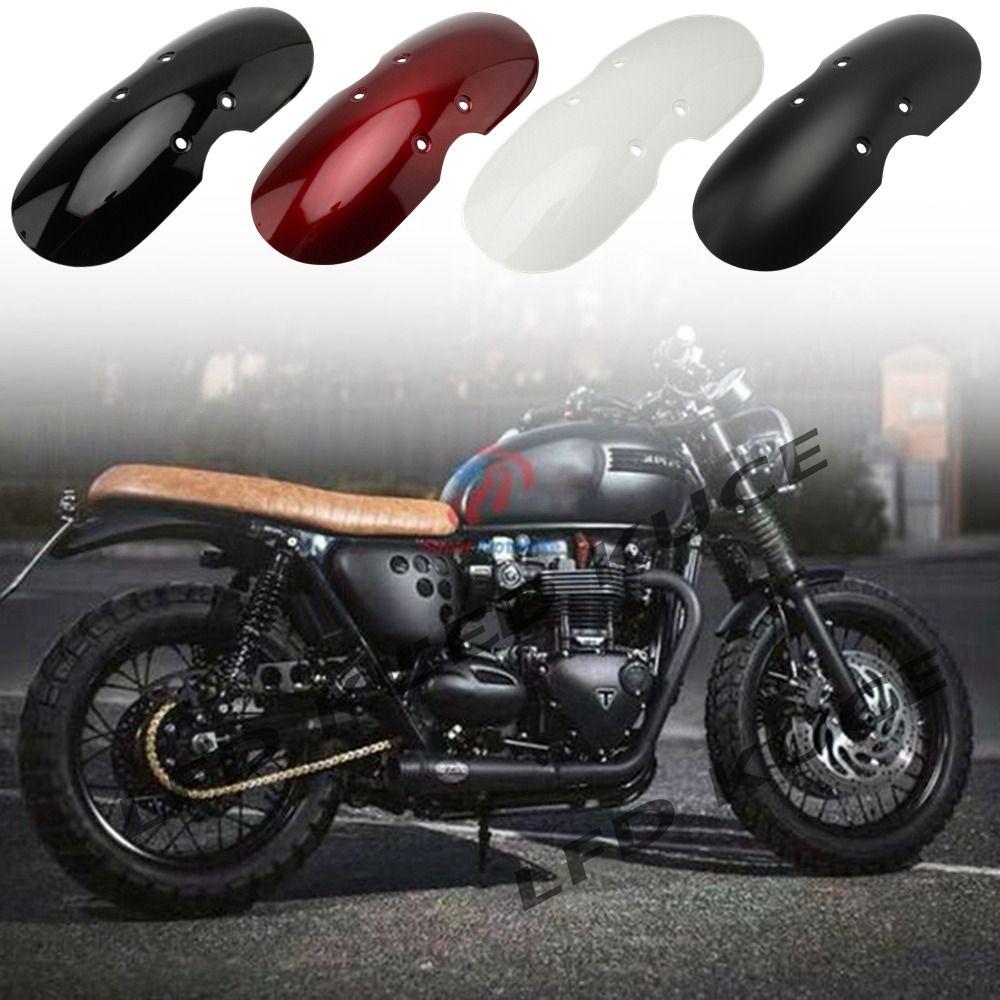 Front Tire Motorcycle Short Front Fender Retro Short Racer Mud Flap Guard For Triumph Bonneville