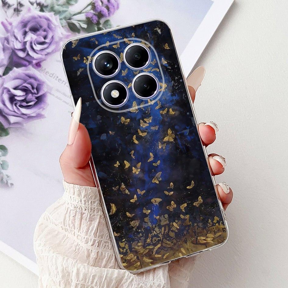 For Xiaomi Redmi Note 14 Pro 5G Case 2025 New Stylish Flower Soft Silicone TPU Phone Cover For Redmi Note 14 Pro+ Plus Protector