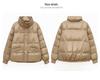 Women's 2024 Winter Korean Style Stand-Up Collar Plus Size Warm Down Jacket for Middle-Aged and Elderly