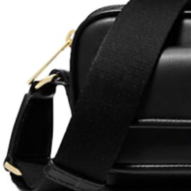 MICHAEL KORS Bradshaw Leather Shoulder Bag, Crossbody Bag Mini Women's Black 35R5G2BC0L-BLACK
