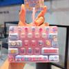 14Ps Stress Relief Decompression Toy 26 Key Press Button Keyboard Keychain Fidget Toy Creative Ornament For Family Party Favors