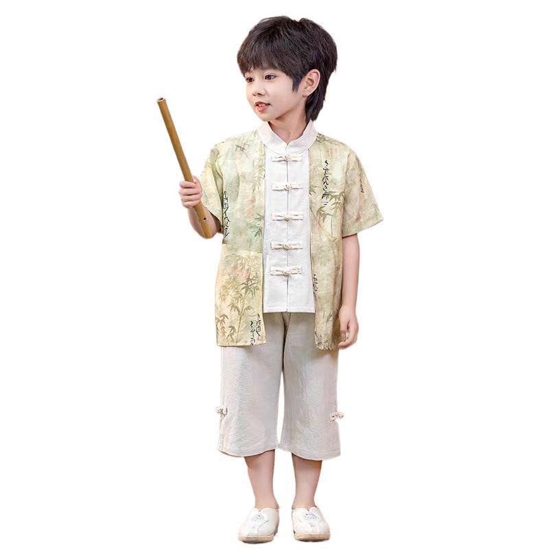 2026 Kids Hanfu: Chinese Style Summer Costume for Boys & Girls, Ideal for June 1st Performances