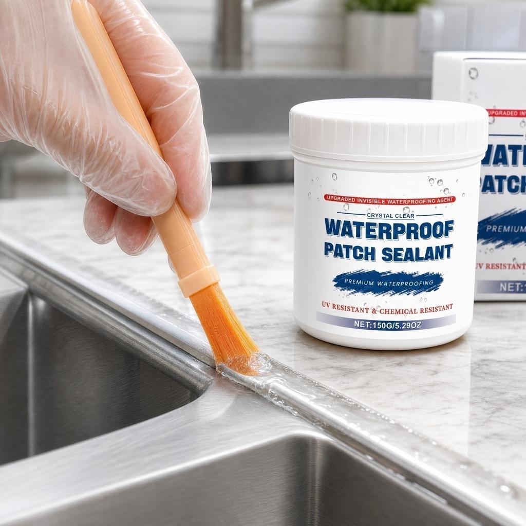 Waterproof Patch Sealant Kit for Home Use Waterproof and Wear Resistant Sealant for Bathroom Tiles Roof Gaps and Leaks 100ml